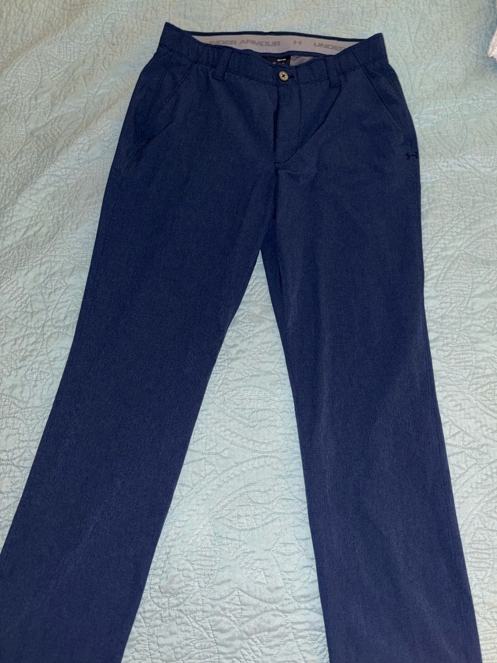 Under Armour Navy Straight-Leg Men's Golf Pants